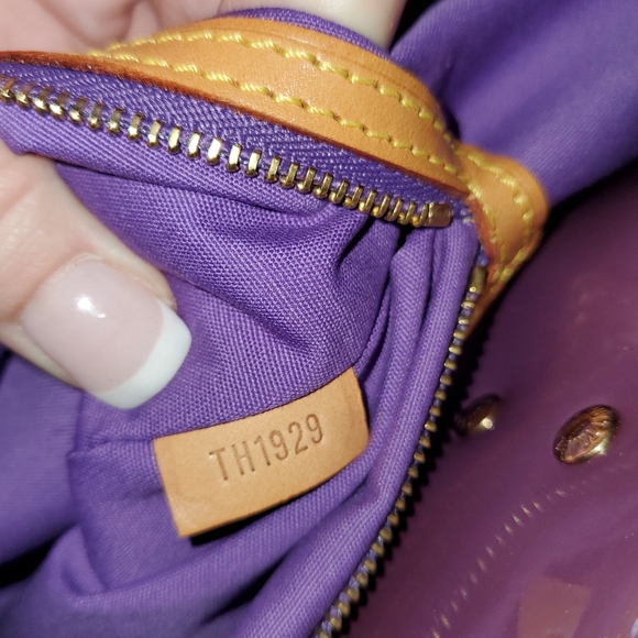 Louis Vuitton Large Purple Tote - Picture 6 of 13
